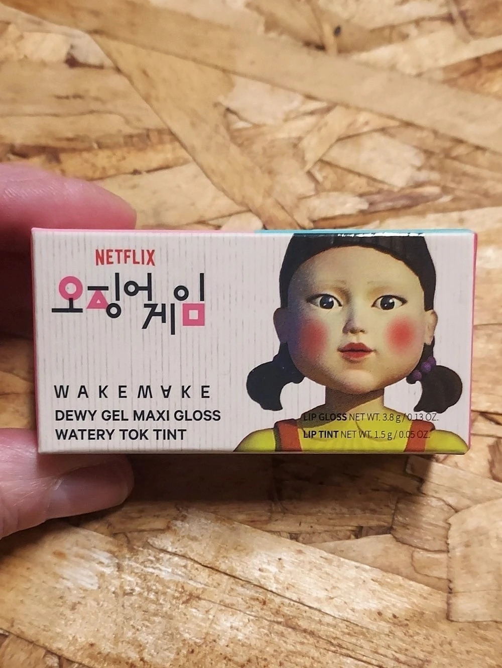 Netflix Wakemake Dewy Gel Maxigloss Watery Tok Tint Set Shade 14 Pink Scar NWT